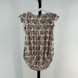 Kate Quinn baby floral bubble romper size 12-18 months